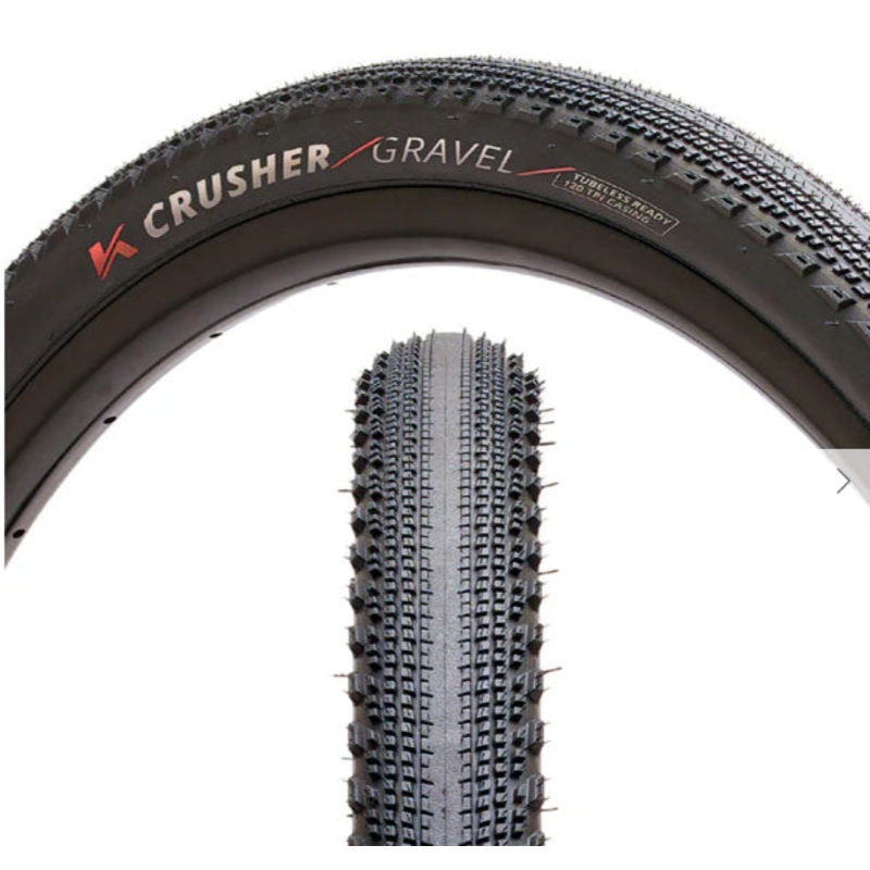 Kenda Crusher Gravel Tire, 700 x 40 TLR Black 9774961