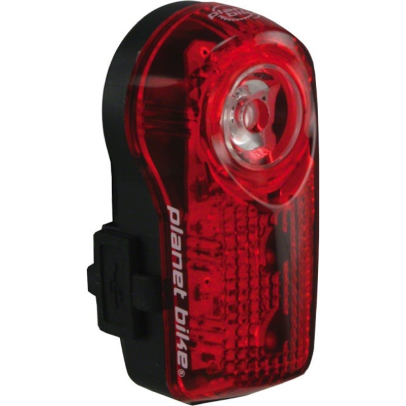 Planet bike Superflash USB-Rechargeable Tail Light Black