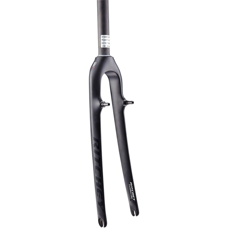 Ritchey WCS Carbon Cross & Cyclocross Disc Forks 700c, Monocoque Carbon Steerer, 45mm Rake, Precision Handling, Vibration Damping, Disc/Cantilever Mount 398mm Cantilever