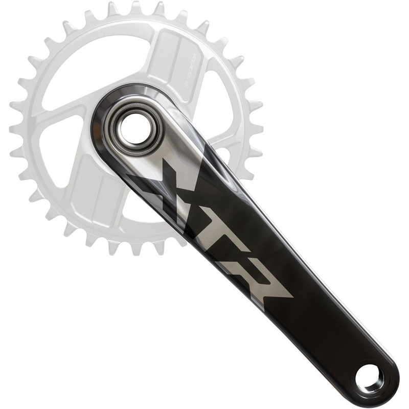 Shimano XTR FC-9220 Enduro Crankset – 165mm, 12-Speed, 1x, Direct Mount, Hollowtech II Hollow-Forged Crankarms,
