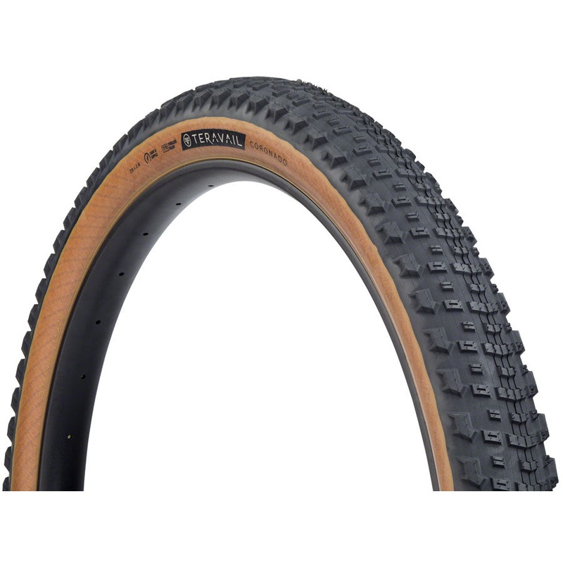 Teravail Coronado Tire – 29 x 2.8 Tubeless Folding Tan Light and Supple