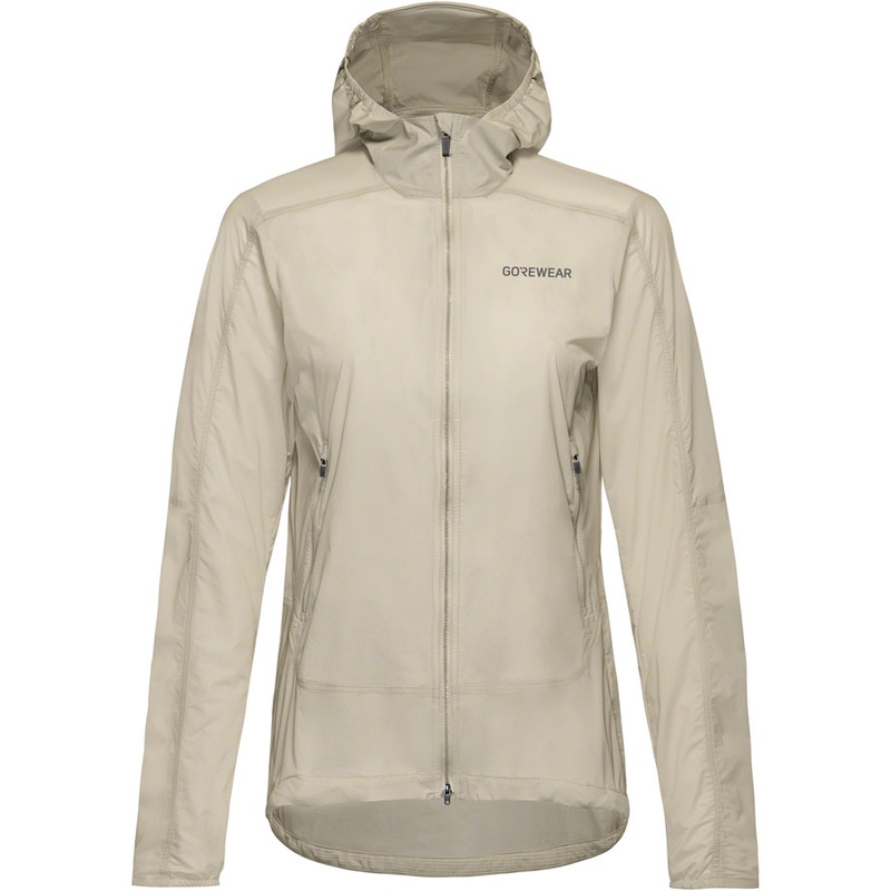 Gorewear Fernflow Hooded Windbreaker – Beige, Women’s, Small