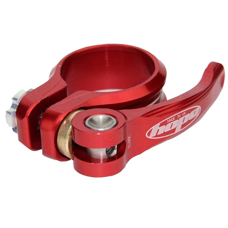 Hope QR Seatpost Collar – Red Red 28.6mm