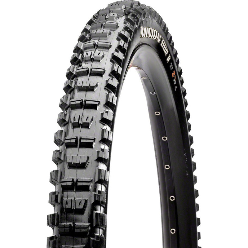 Maxxis Minion DHR II Tire – 27.5 x 2.4, Tubeless, Folding, Black, Dual, EXO, Wide Trail