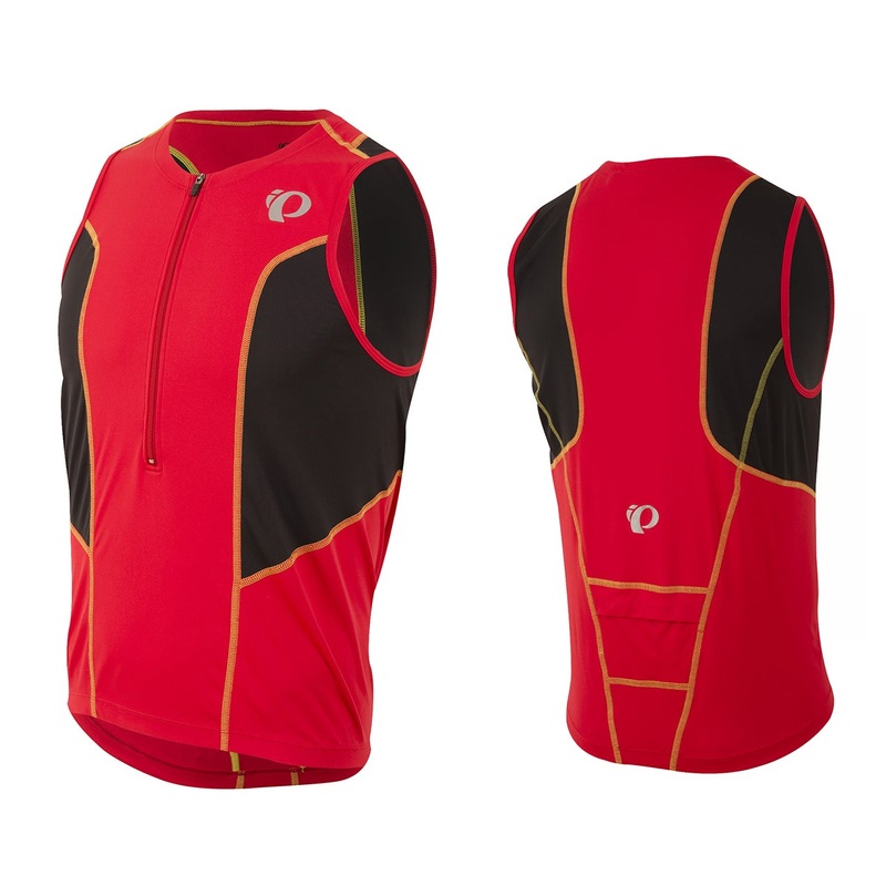 Pearl Izumi Select Pursuit Tri Sleeveless Jersey – True Red-Black True Red – Black X-Small