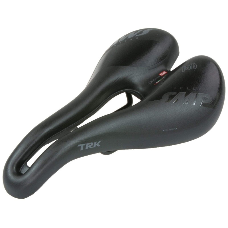 Selle SMP TRK Mens Touring Gel Saddle – 160mm Black 160mmx280mm