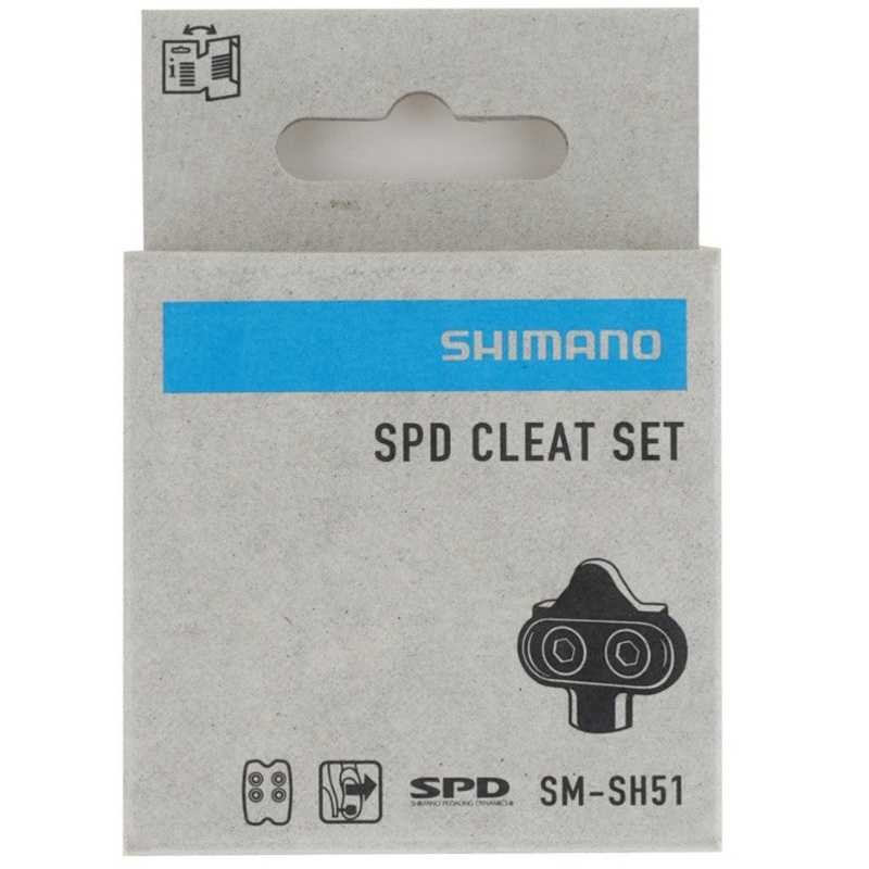 SM-SH51 CLEAT SET PAIR FOR SINGLE RELEASE MODE IND.PACK