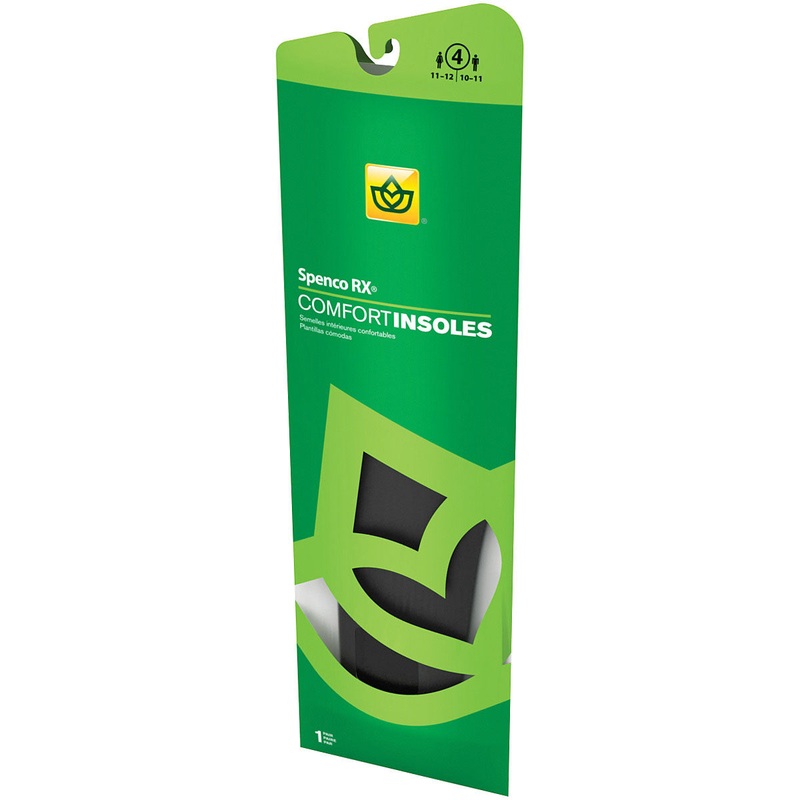 Spenco RXA Comfort Insoles Collection | Cushioned, Trimmable Footwear Support for Ultimate Impact Protection & Blister Prevention W8 M7