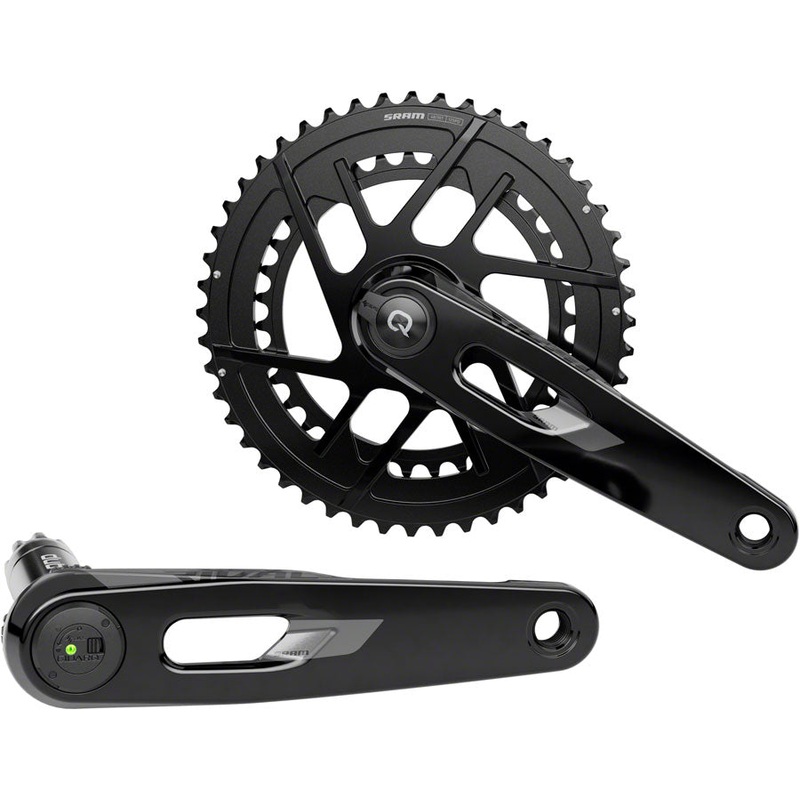 SRAM Rival AXS Power Meter Crankset – 175mm, 12-Speed, 48/35t, 8-Bolt Direct Mount, DUB PM Spindle, Black, E1