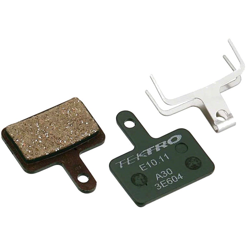 Tektro E10.11 Disc Brake Pads – Low Noise Resin Compound, For 2-Piston Brake Caliper