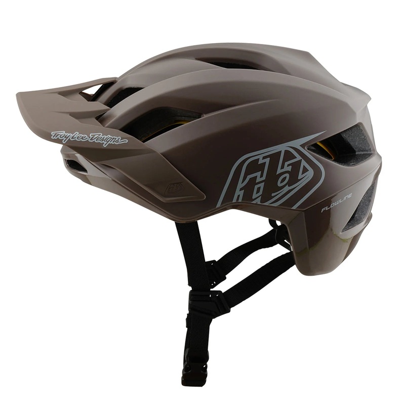 Troy Lee Designs Flowline MTB Helmet – Youth – Point – Caper-Chalk Caper – Chalk One Size