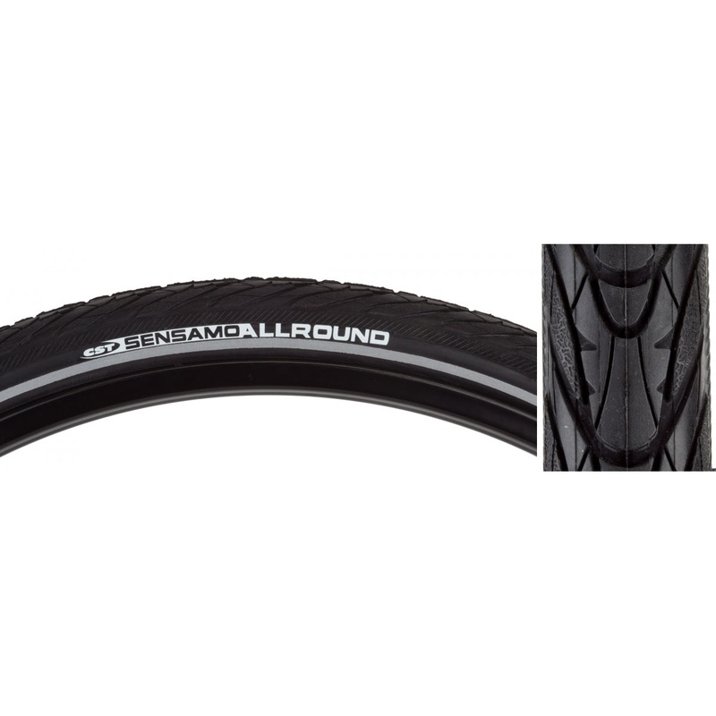 Cst Premium Sensamo Allaround 26×1.75 Wire TPI 75 Black/Bsk Reflective Road TB63966000