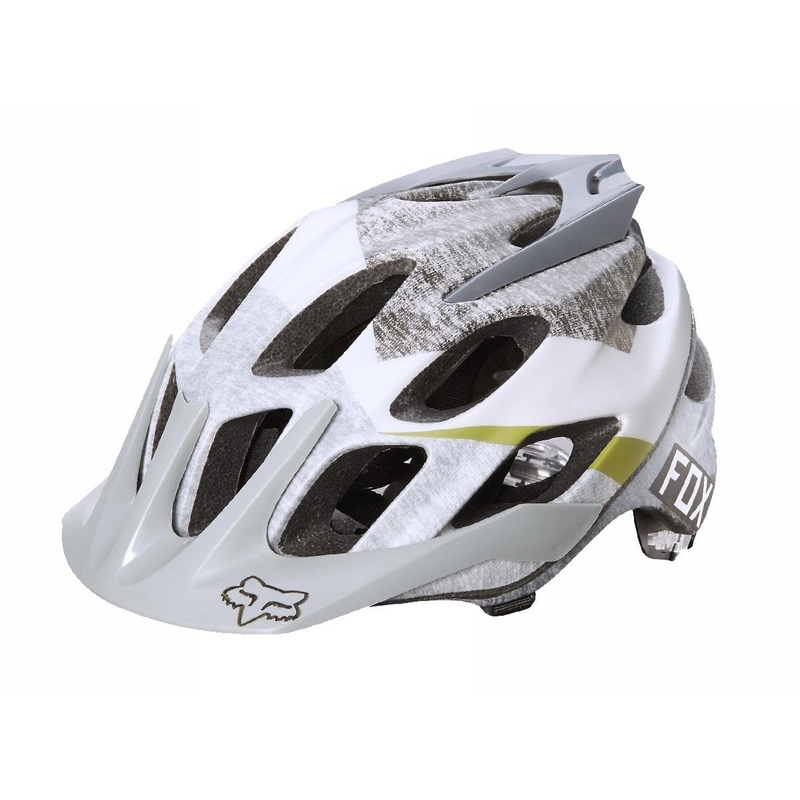 Fox Racing Flux Dresden MTB Helmet – Gray Gray Large/X-Large