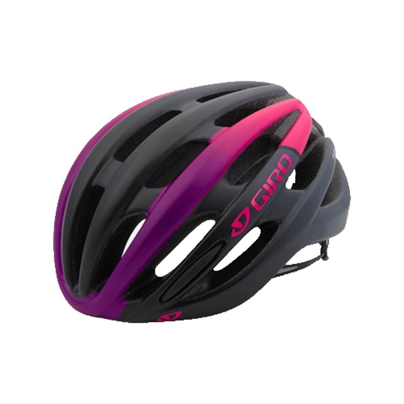 Giro Saga Road Helmet – Womens – Matt Bright Pink-Black Matt Bright Pink – Black Small