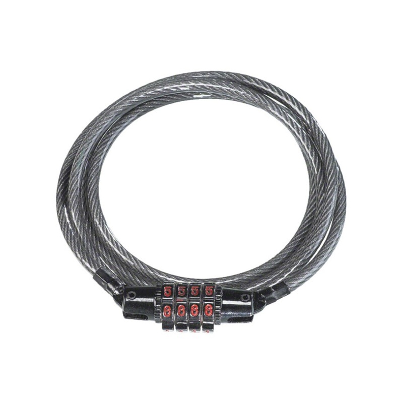 Kryptonite KryptoFlex Keeper 512 4-Digit Combo Cable Lock – Black-Gray Black – Gray 4′ x 5mm