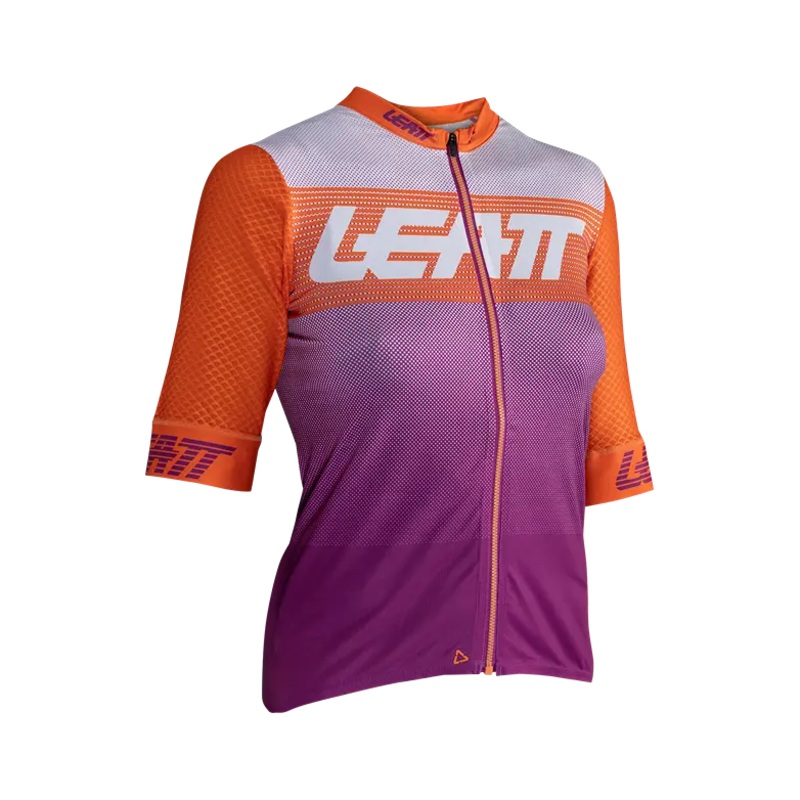Leatt Endurance 6.0 Short Sleeve MTB Jersey – Womens – Purple – 2024 Purple X-Small
