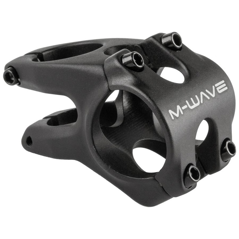 M-Wave Astem 3D Stem Diameter: 31.8mm, Length: 40mm, Steerer: 1-1/8”, 12, Black