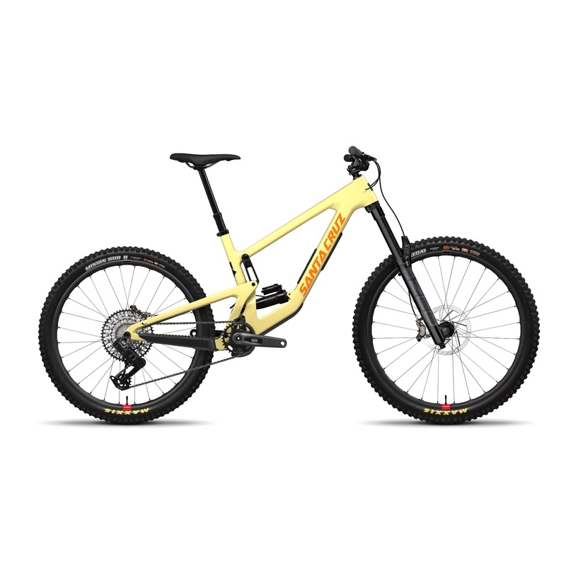 Santa Cruz Nomad Carbon MX – GX AXS Reserve – Gloss Marigold Yellow – 2024 Gloss Marigold Yellow Large