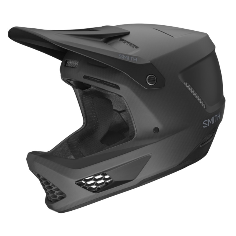 Smith Hardline MIPS Carbon Full Face Helmet – Matt Black Carbon Matt Black Carbon Small