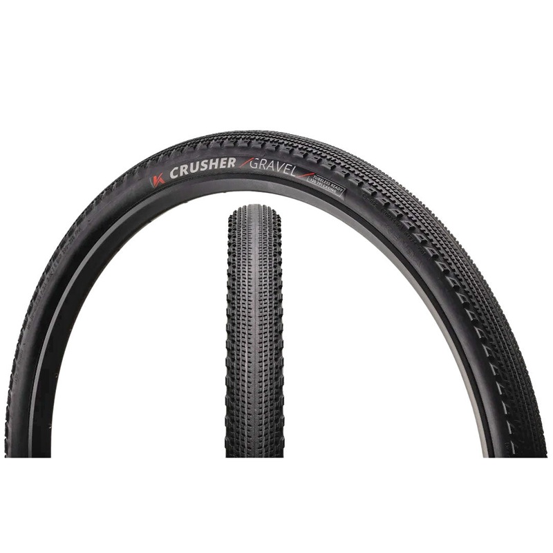 Kenda Crusher Gravel Tire, 700 x 50 TLR Black 7825758