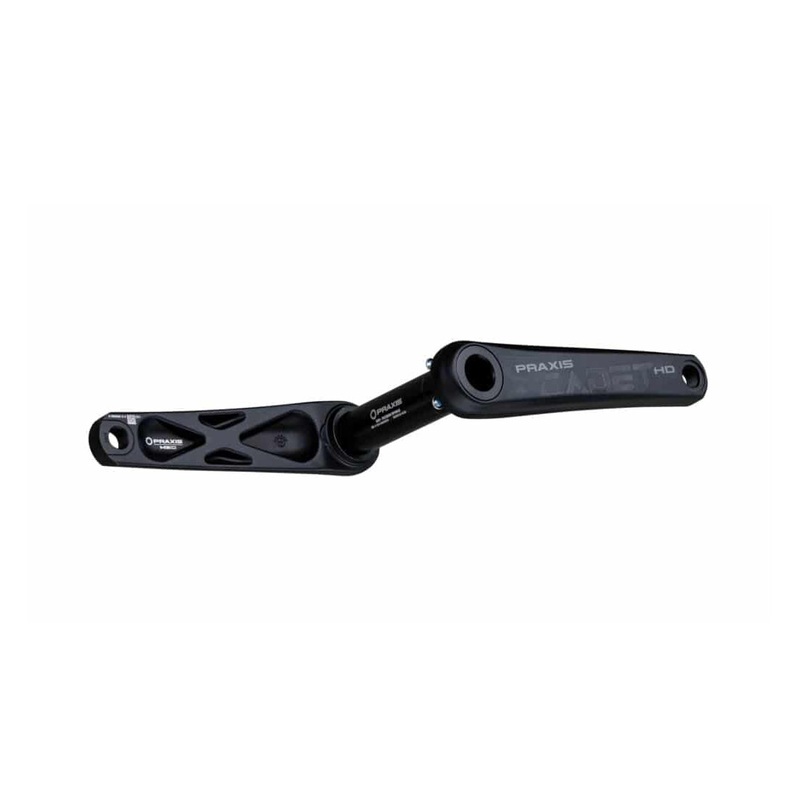Praxis Works G2 Cadet HD Bike Cranks  Heavy Duty Aluminum 160mm & 165mm Compatible with Direct Mount Rings & Multi-Chainline Options 160mm