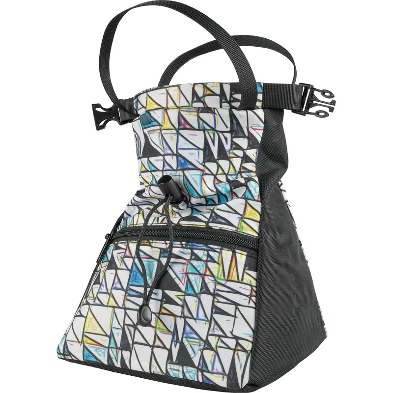 Premium Boulder Chalk Bags with Double Closure & Handles  Fashion Fabric Designs for Climbing Enthusiasts A