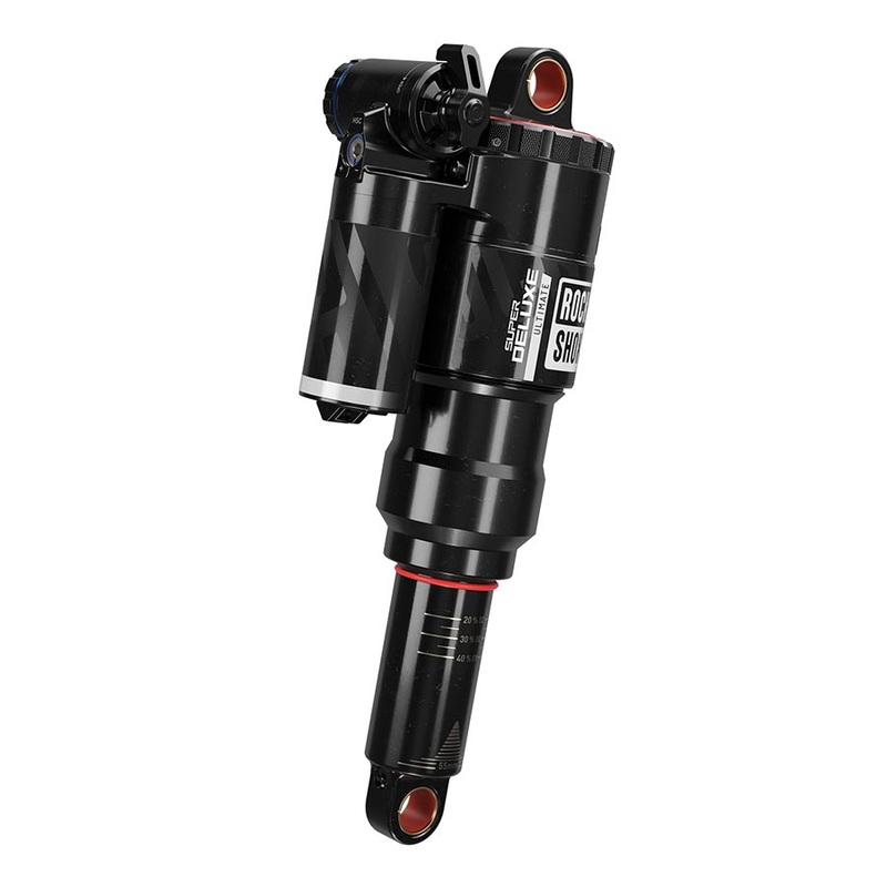 RockShox Super Deluxe Ultimate RC2T Rear Shock – 190 x 45 mm Linear Air 0 Neg/2 Pos Token Reb 55 / Comp 30 L/O4 Standard Trunnion C2