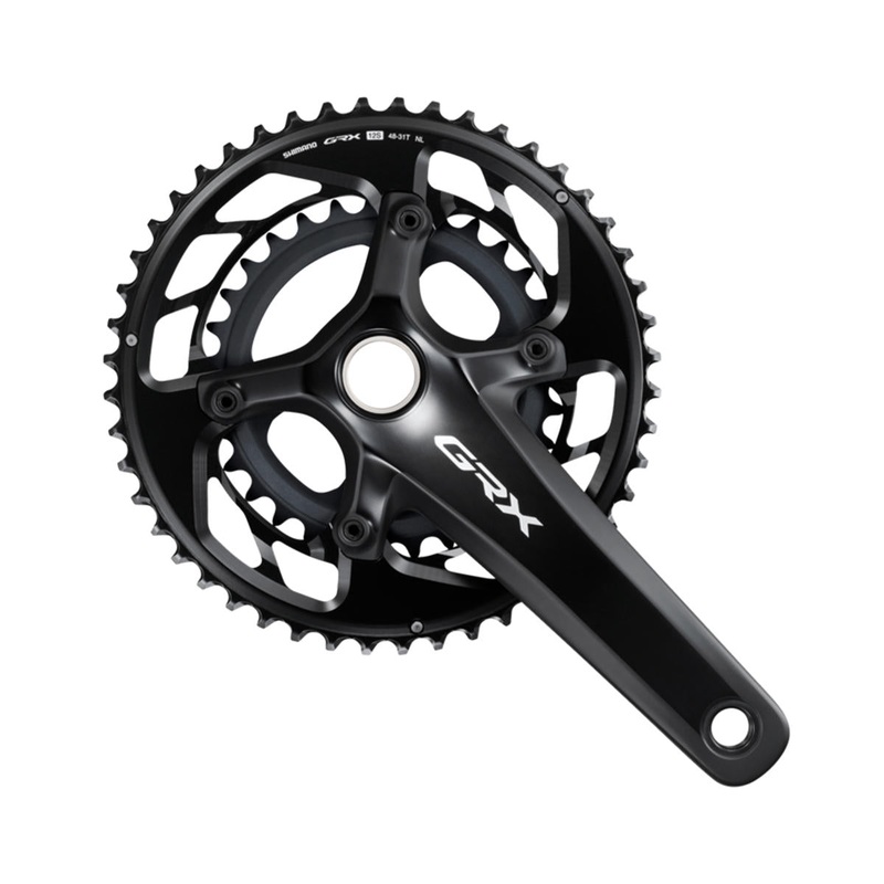 Shimano GRX RX820 12 Spd Double Crankset Black 170mm – 48-31t – No BB