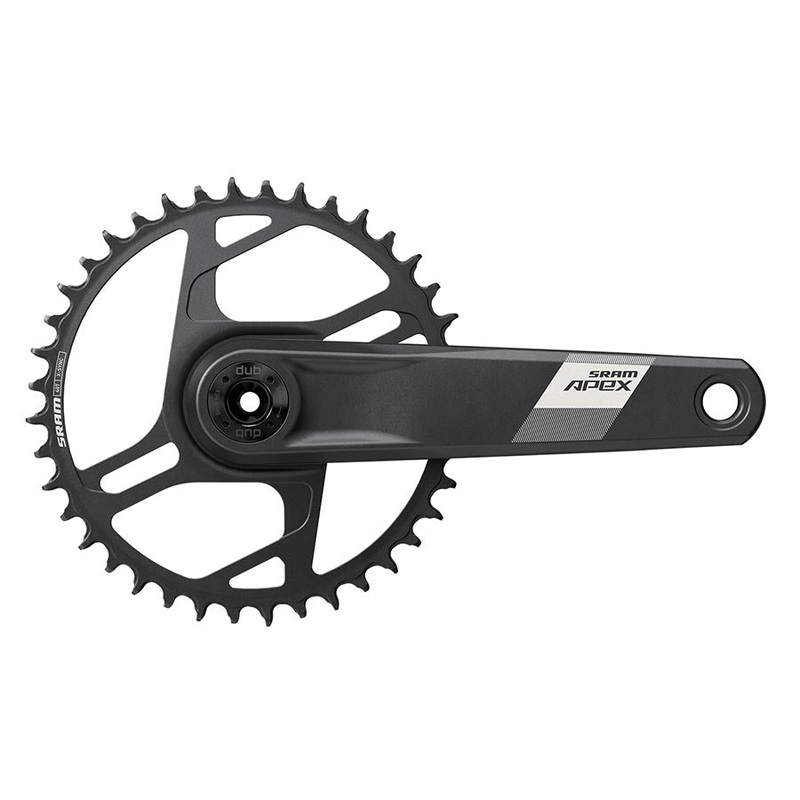 SRAM Apex 1 Wide Crankset – 160mm 12-Speed 40t Direct Mount DUB Spindle Interface BLK D1