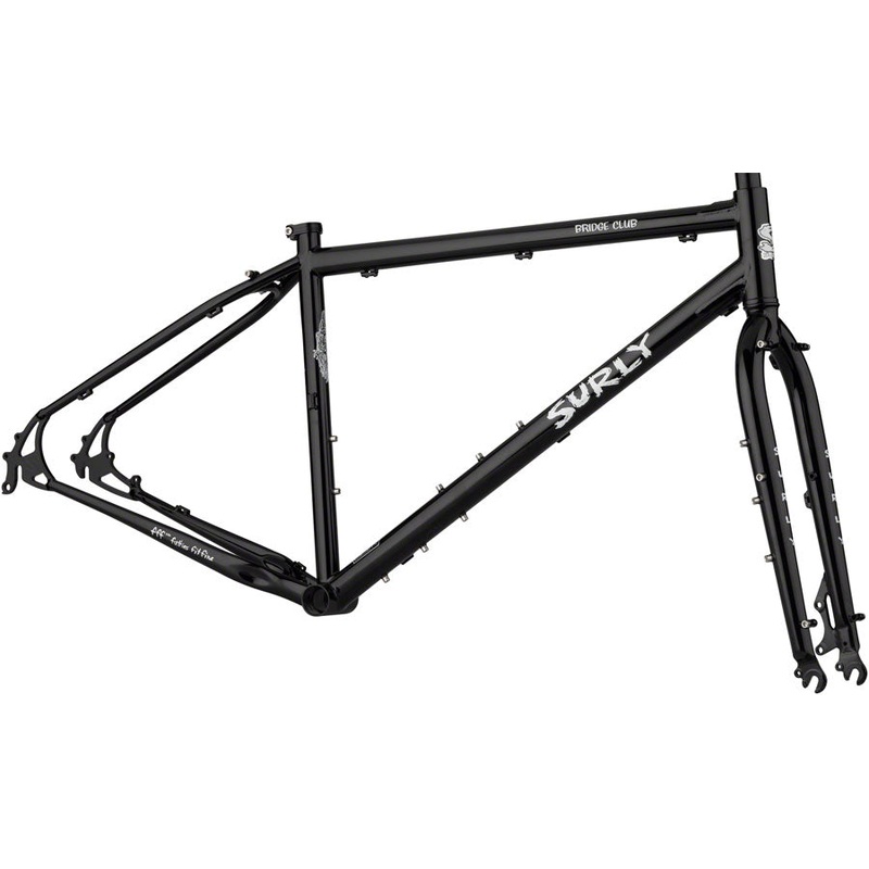 Surly Bridge Club Frameset – 27.5″/700c Steel Black X-Large