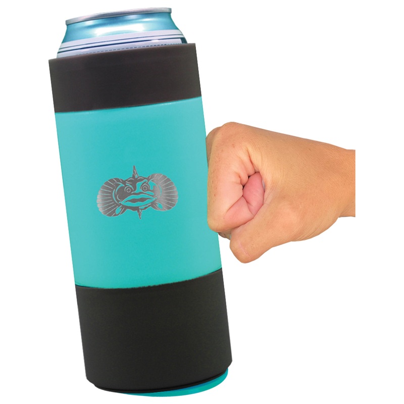 Toadfish 16oz Non Tip Can Cooler Teal