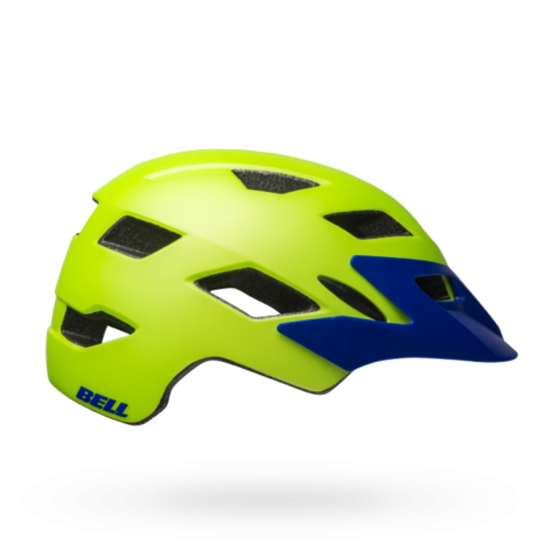 Bell Sidetrack Youth Helmet – Matt Bright Green-Blue – 2020 Matt Bright Green – Blue Universal Youth – 50-57cm