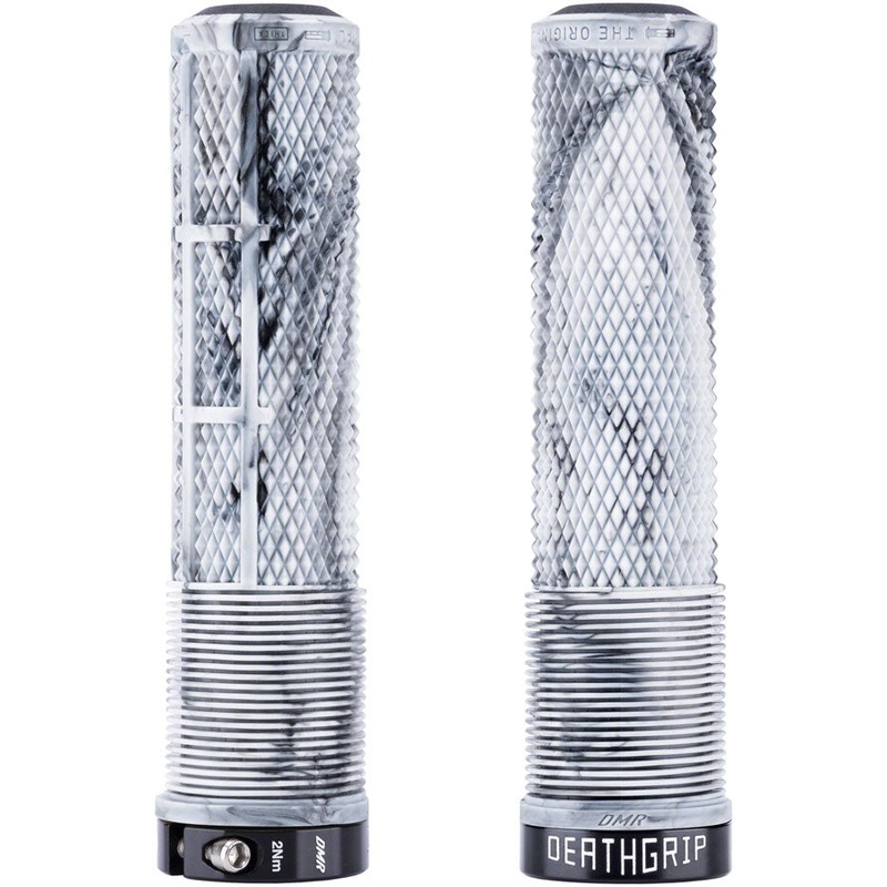 DMR DeathGrip 2 Flangeless Grips – Thick, Lock-On, Snow Camo