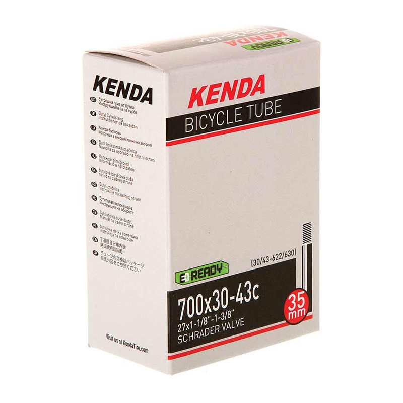 Kenda Schrader Tube Schrader, Length: 35mm, 700C, 30-43C