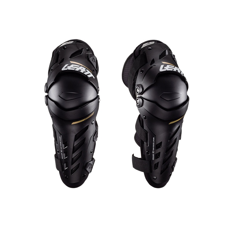 Leatt Dual Axis Knee & Shin Guard – Black – 2025 Black Small/Medium