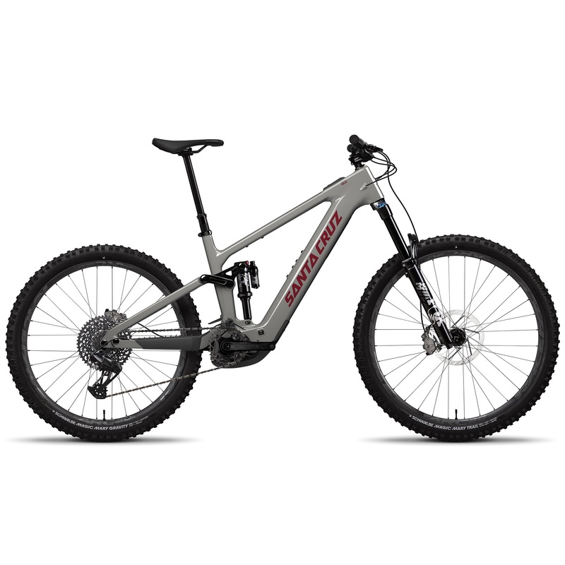 Santa Cruz Vala Carbon MX – S Kit – Gloss Gray – 2025 Gloss Gray Small