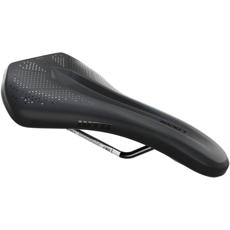 WTB Rocket Saddle – Stainless, Black, Medium, Fusion Form