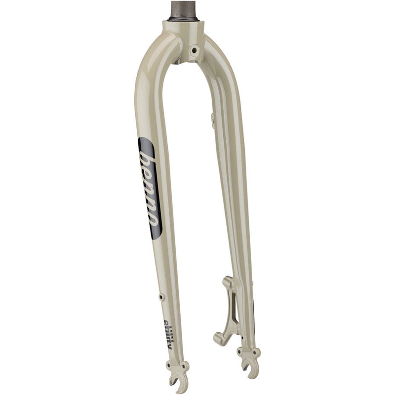 Benno eJoy Replacement Fork – Aluminum, 2021+, QR, 26″, Post Mount, Pebble Brown
