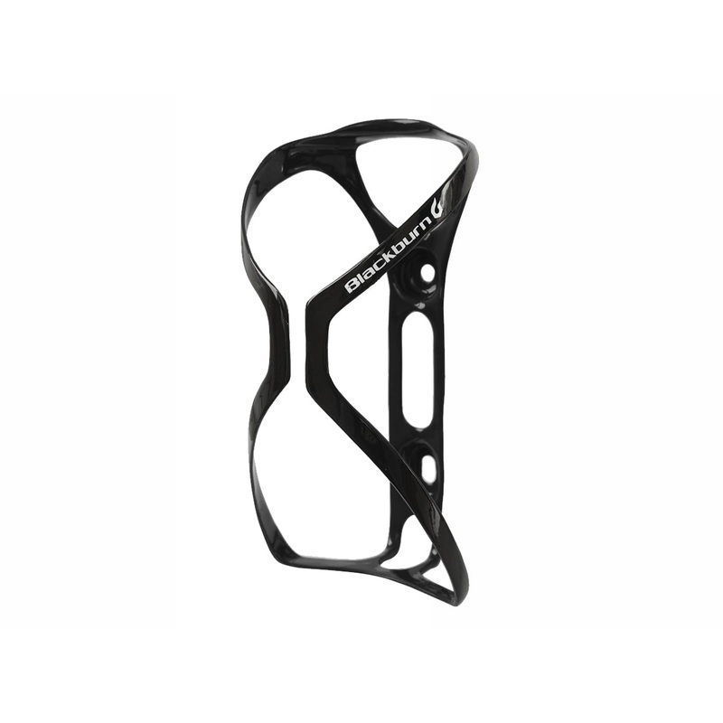 Blackburn Cinch Carbon Fiber Water Bottle Cage – Gloss Black Gloss Black