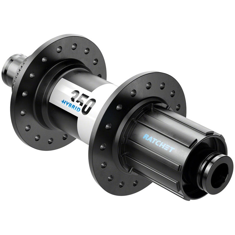 DT Swiss 350 Hybrid Rear Hub – 12 x 148mm Center-Lock HG 11 MTN BLK 32h 24pt