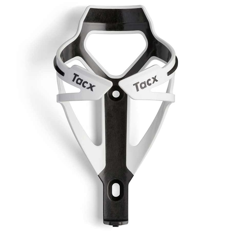 Garmin Tacx Deva Bottle Cage, Polyamide / Carbon, White, 32g