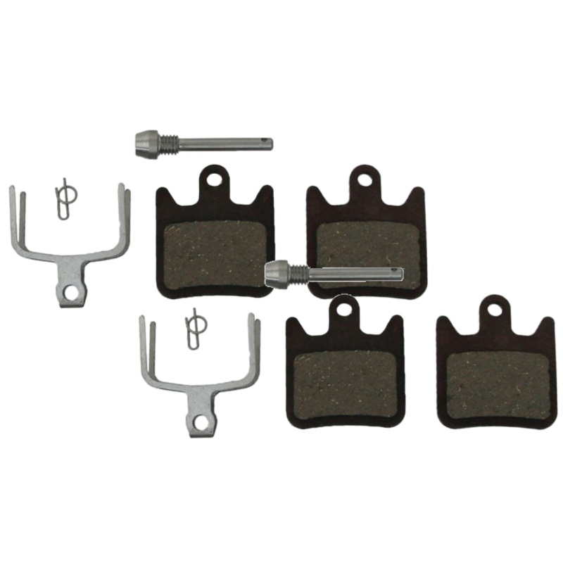 Hope X2 Organic Disc Brake Pads Bundle High-Performance, Dry Conditions, Steel Back Plate