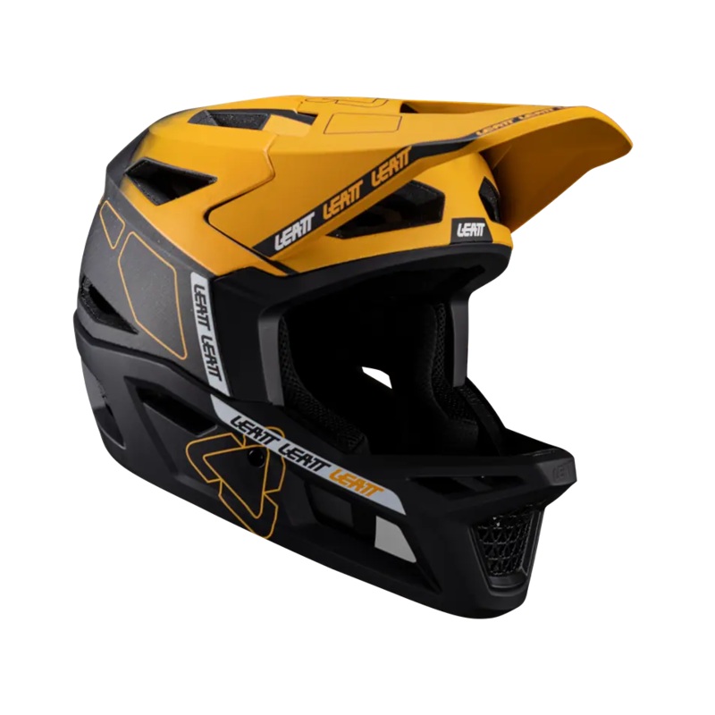 Leatt MTB Gravity 6.0 Carbon Full Face Helmet – Gold – 2024 Gold Small