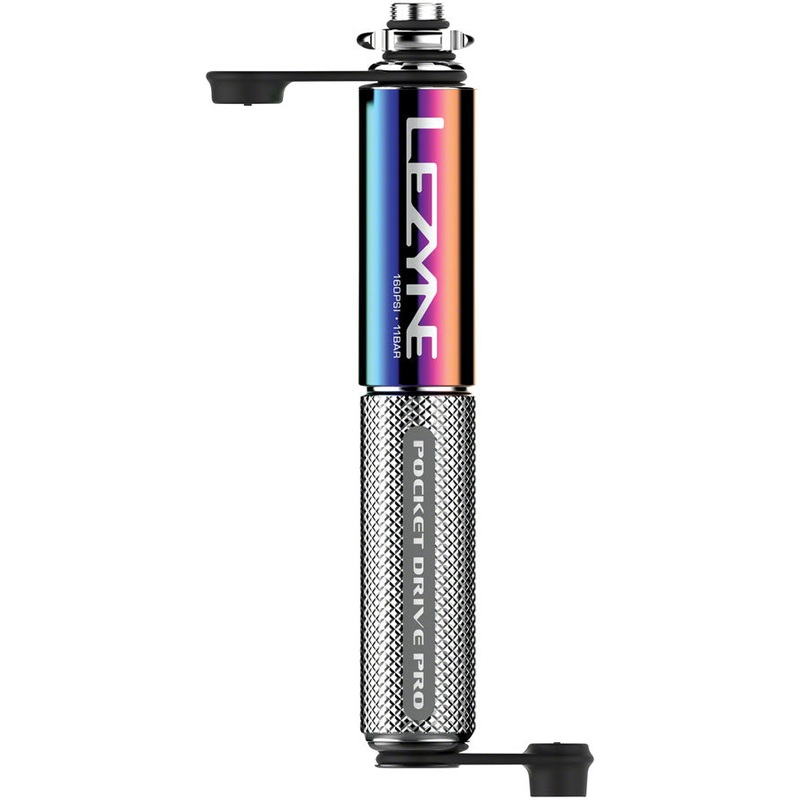 Lezyne Pocket Drive Pro Frame Pump – Neo Metallic