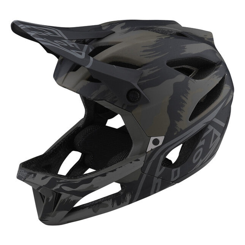 Troy Lee Designs Stage MIPS Full Face Helmet – Brush Camo – Military – 2023 Camo Military X-Small/Small