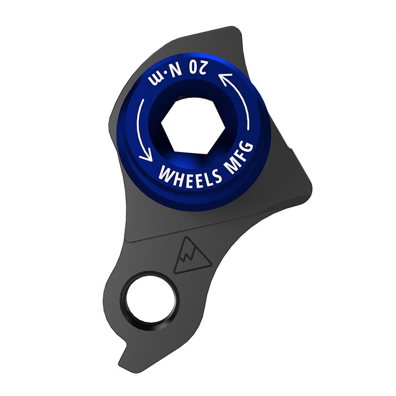 Wheels Manufacturing Universal Derailleur Hanger – 404-6 For Frames designed to accept SRAM UDH BLK/Blue