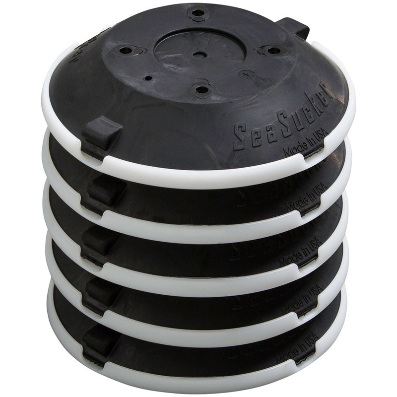 SeaSucker Replacement Vacuum Pad – 6″ – 5 Pack Black