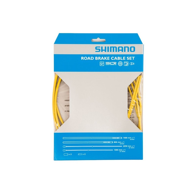 Shimano Road PTFE Brake Cable Set – Yellow Yellow