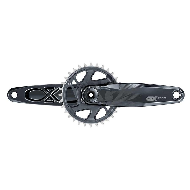 SRAM GX Eagle Boost Crankset – 175mm 12-Speed 32t Direct Mount DUB Spindle Interface Lunar 55mm Chainline