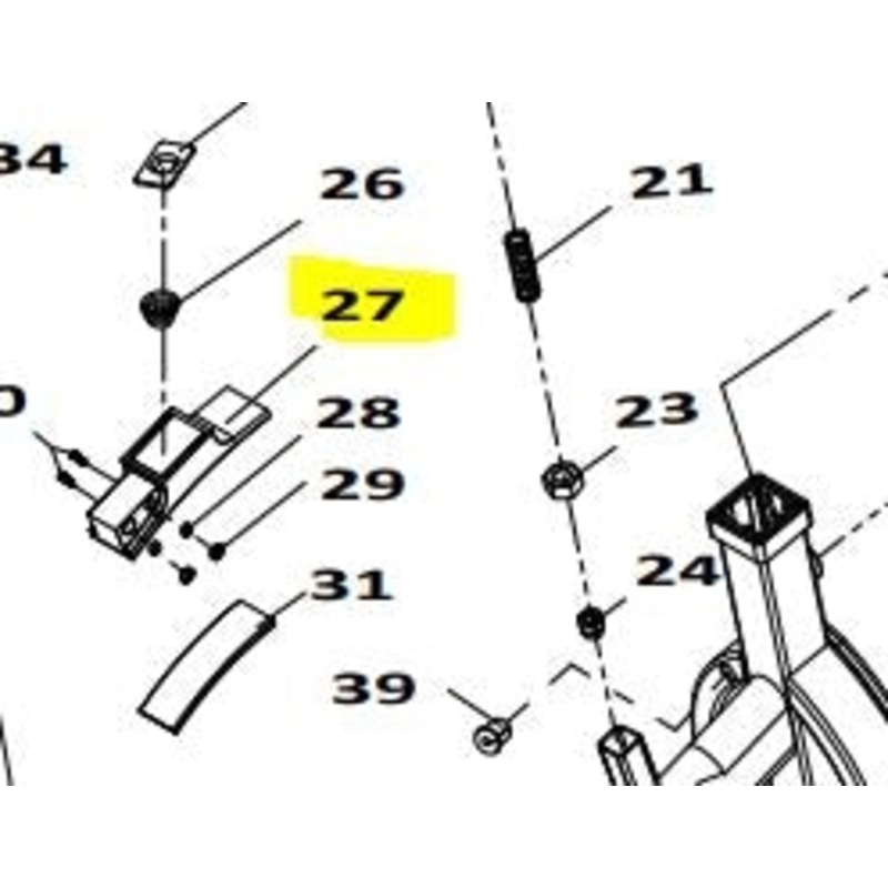 Sunlite F6 Trainer Replacement Parts Brake Block